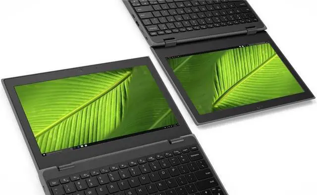 Alt view image 4 of 7 - Lenovo 100e 2nd Gen 81M80089US 11.6" Netbook - HD - 1366 X 768 - Intel Celeron N4020 Dual-Core (2 Core) 1.10 GHz - 4 GB Total RAM - 4 GB On-Board Memory - 128 GB SSD - Black