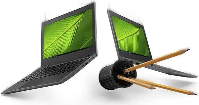Alt view image 5 of 7 - Lenovo 100e 2nd Gen 81M80089US 11.6" Netbook - HD - 1366 X 768 - Intel Celeron N4020 Dual-Core (2 Core) 1.10 GHz - 4 GB Total RAM - 4 GB On-Board Memory - 128 GB SSD - Black