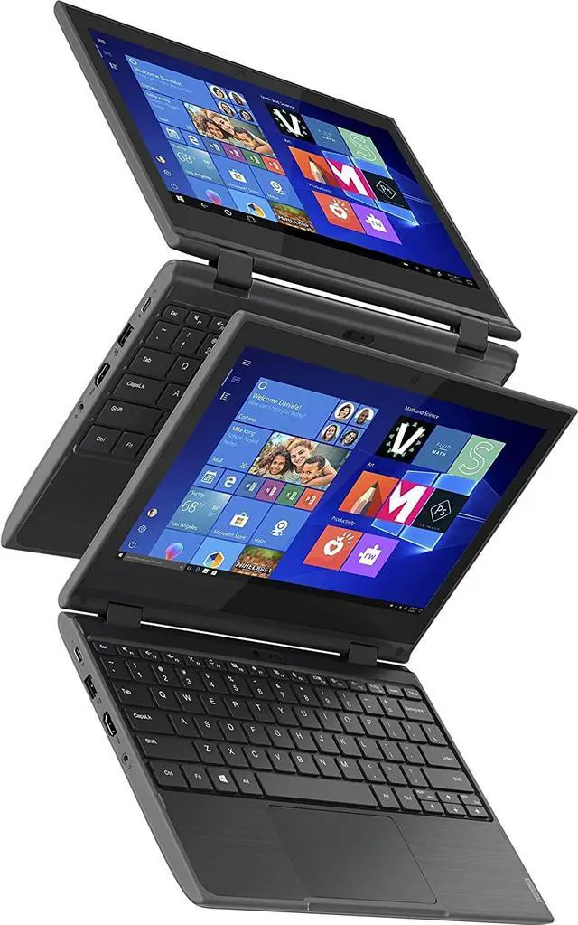 Alt view image 2 of 9 - Lenovo 300e Windows 2nd Gen 81M9007WUS 11.6" Touchscreen Convertible 2 in 1 Notebook