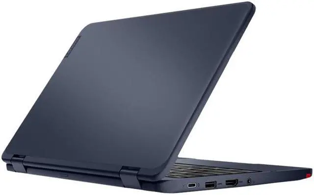 Alt view image 8 of 10 - Lenovo 300w Gen 3 82J1000JUS 11.6" Touchscreen Rugged 2 in 1 Notebook - HD - 1366 x 768 - AMD 3015e Dual-core (2 Core) 1.20 GHz - 4 GB RAM - 128 GB SSD - Abyss Blue