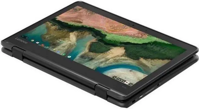Alt view image 9 of 15 - Lenovo 300e Windows 2nd Gen 81M9007MUS 11.6" Touchscreen Netbook - HD - 1366 x 768 - Intel Celeron N4120 Quad-core (4 Core) 1.10 GHz - 8 GB Total RAM - 128 GB SSD - Gray