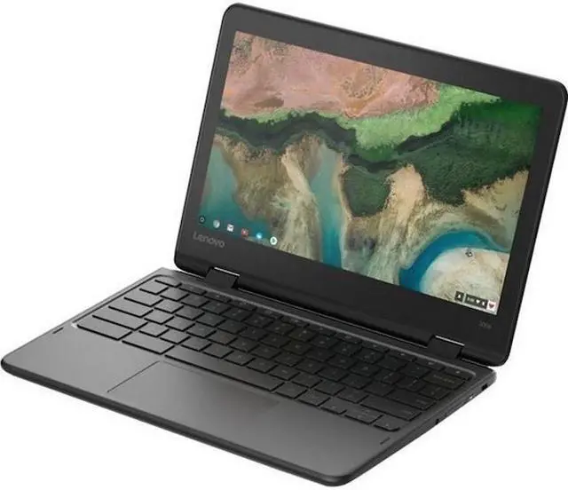 Alt view image 4 of 15 - Lenovo 300e Windows 2nd Gen 81M9007MUS 11.6" Touchscreen Netbook - HD - 1366 x 768 - Intel Celeron N4120 Quad-core (4 Core) 1.10 GHz - 8 GB Total RAM - 128 GB SSD - Gray