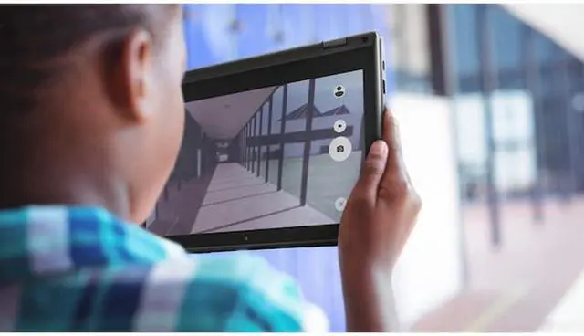 Alt view image 15 of 15 - Lenovo 300e Windows 2nd Gen 81M9007MUS 11.6" Touchscreen Netbook - HD - 1366 x 768 - Intel Celeron N4120 Quad-core (4 Core) 1.10 GHz - 8 GB Total RAM - 128 GB SSD - Gray