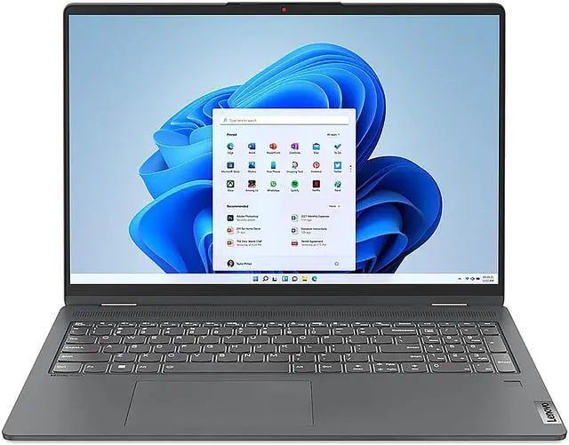 Main image of Lenovo IdeaPad Flex 5 16IAU7 Intel Core i7-1255U 16GB Memory 512 GB PCIe SSD Intel Iris Xe Graphics 16.0" 10-point Multi-touch 1920 x 1200 Convertible Grade A 2-in-1 Laptop Windows 11 Home 64-bit 82R80003US