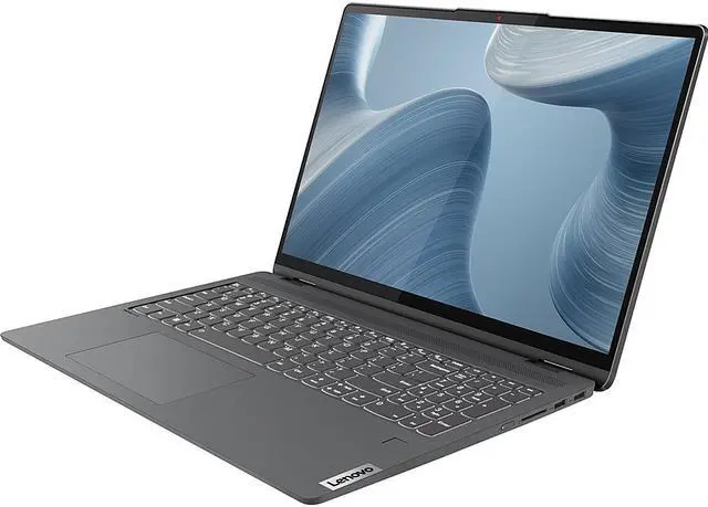 Alt view image 4 of 5 - Lenovo IdeaPad Flex 5 16IAU7 Intel Core i7-1255U 16GB Memory 512 GB PCIe SSD Intel Iris Xe Graphics 16.0" 10-point Multi-touch 1920 x 1200 Convertible Grade A 2-in-1 Laptop Windows 11 Home 64-bit 82R80003US