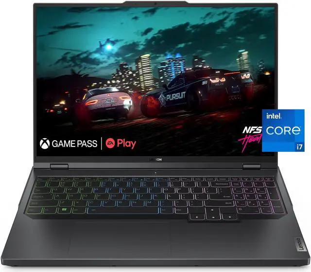 Alt view image 3 of 16 - Lenovo Legion Pro 5 16IRX8 - 16" GeForce RTX 4060 Laptop GPU - Intel Core i7-13700HX  - 16GB Memory - 1 TB PCIe SSD - Windows 11 Home 64-bit - Gaming Laptop - 165 Hz IPS (82WK000BUS )