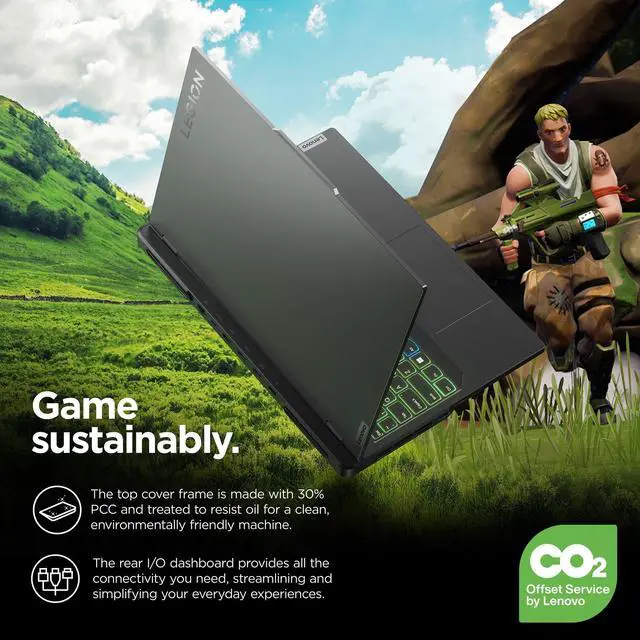 Alt view image 18 of 18 - Lenovo Legion Pro 7 16IRX8H - 16" GeForce RTX 4090 Laptop GPU - Intel Core i9-13900HX  - 32GB Memory - 1 TB PCIe SSD - Windows 11 Home 64-bit - Gaming Laptop - 240 Hz IPS (82WQ005CUS )