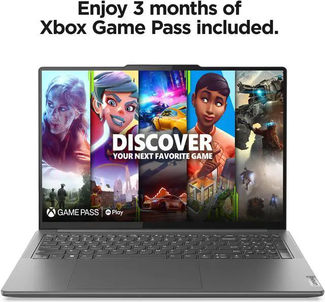 Alt view image 16 of 20 - Lenovo Laptop Slim Pro 9 16IRP8 Intel Core i9 13th Gen 13905H (2.60GHz) 32 GB Memory 1 TB NVMe SSD NVIDIA GeForce RTX 4060 Laptop GPU 16.0" Touchscreen Windows 11 Home Intel Evo Platform 83C00004US