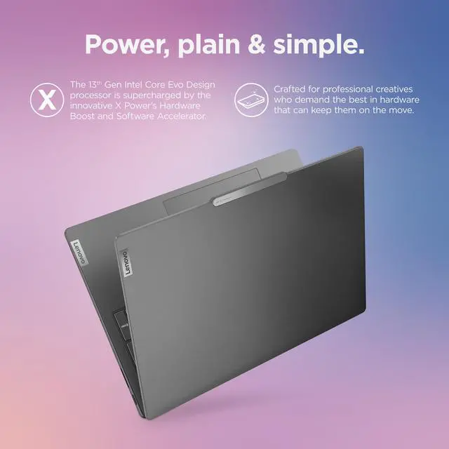 Alt view image 17 of 20 - Lenovo Laptop Slim Pro 9 16IRP8 Intel Core i9 13th Gen 13905H (2.60GHz) 32 GB Memory 1 TB NVMe SSD NVIDIA GeForce RTX 4060 Laptop GPU 16.0" Touchscreen Windows 11 Home Intel Evo Platform 83C00004US