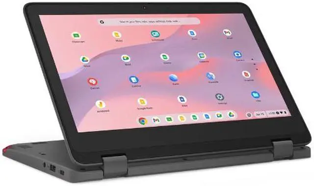 Alt view image 2 of 2 - Lenovo 300e G4, MTK MediaTek MT8186 (2.00GHz, 256KB), 11.6" 1366 x 768 Touch, Chrome OS, 4.0GB, 1x32GB eMMC, Integrated Graphics, Bluetooth 5.1, MT7921 Wi-Fi 6, Graphite gray