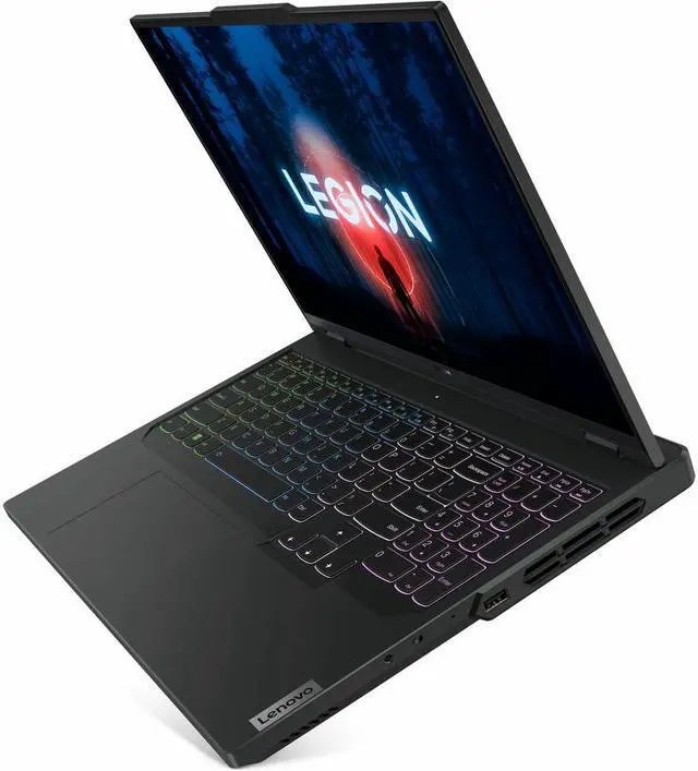 Alt view image 4 of 18 - Lenovo Legion Pro 5 16ARX8 82WM0001US 16" Gaming Notebook - WQXGA - 2560 x 1600 - AMD Ryzen 5 7645HX Hexa-core (6 Core) 4 GHz - 16 GB Total RAM - 1 TB SSD - Onyx Gray