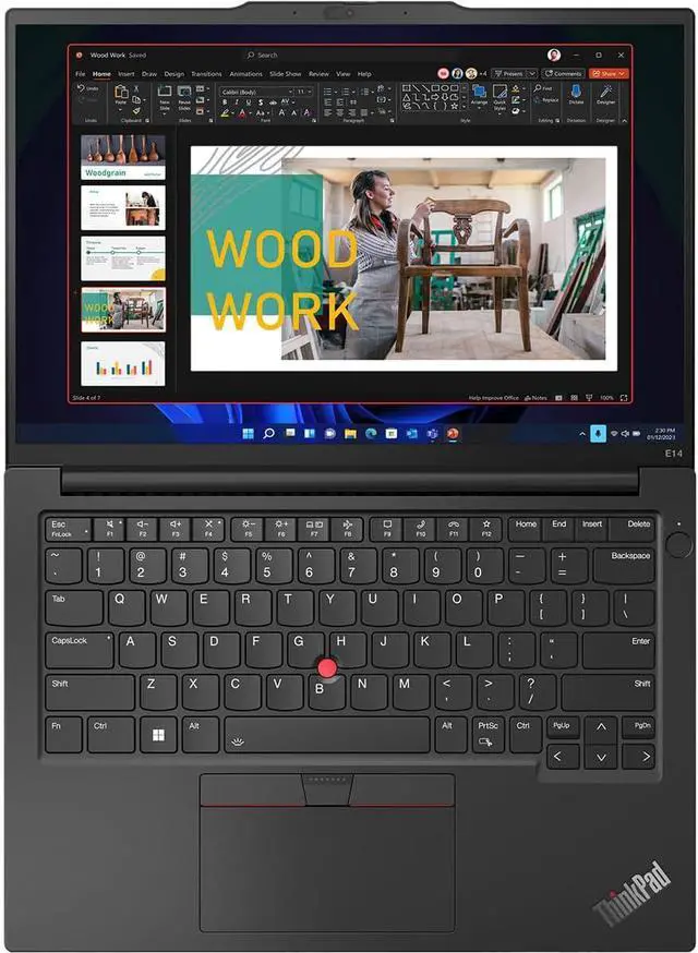 Alt view image 6 of 7 - Lenovo ThinkPad 14.0" Touch Screen Intel Core i5-1335U 16GB Memory 512GB Storage Windows 11 Pro 21JK0052US