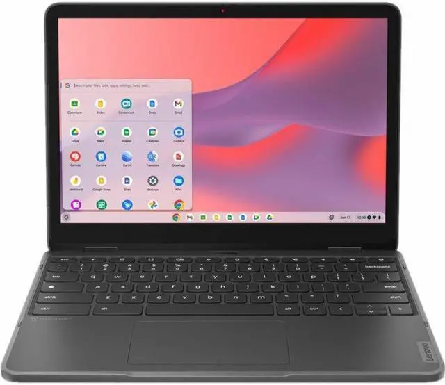 Alt view image 2 of 13 - Lenovo 500e Yoga Chromebook Gen 4 12.2" Touch Screen Intel Processor N100 4GB Memory 32 GB SSD Chrome OS 82W40009US
