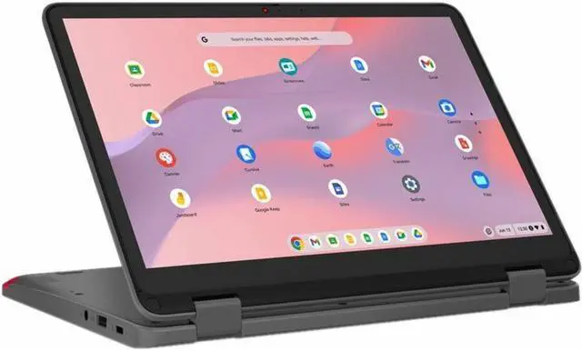 Alt view image 8 of 13 - Lenovo 500e Yoga Chromebook Gen 4 12.2" Touch Screen Intel Processor N100 4GB Memory 32 GB SSD Chrome OS 82W40009US