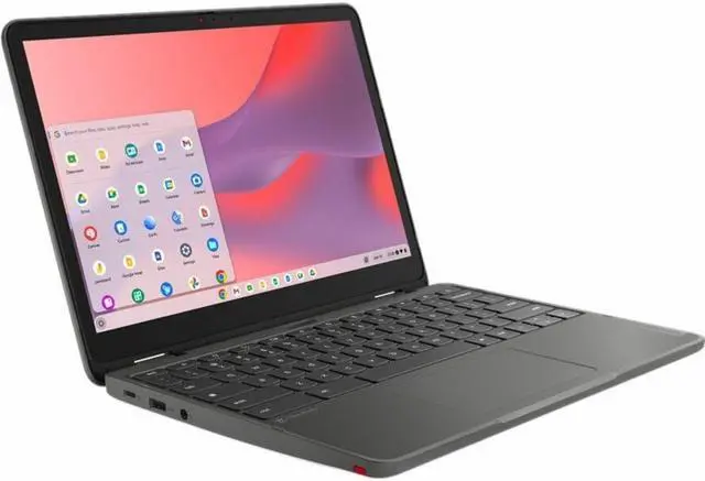 Alt view image 13 of 13 - Lenovo 500e Yoga Chromebook Gen 4 12.2" Touch Screen Intel Processor N100 4GB Memory 32 GB SSD Chrome OS 82W40009US