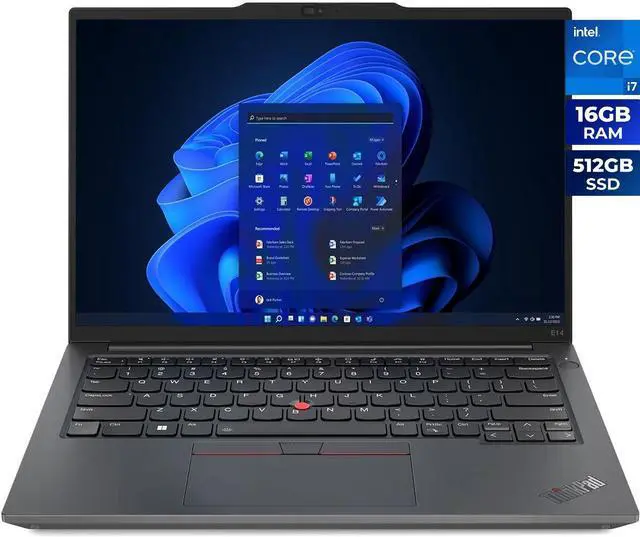 Main image of Lenovo ThinkPad 14.0" Touch Screen Intel Core i7-1355U 16GB Memory 512GB Storage Windows 11 Pro 21JK0053US
