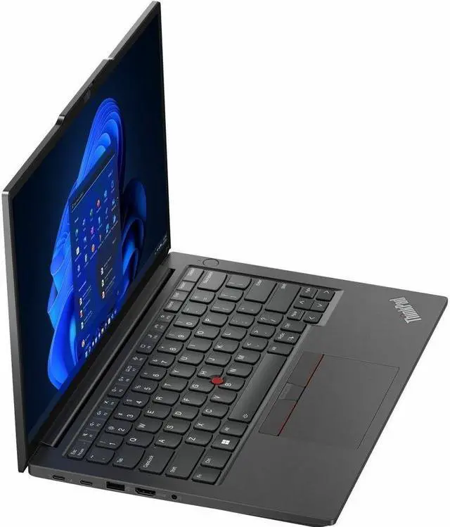 Alt view image 11 of 19 - Lenovo ThinkPad E14 Gen 5 21JR001QUS 14" Notebook - WUXGA - 1920 x 1200 - AMD Ryzen 5 7530U Hexa-core (6 Core) 2 GHz - 8 GB Total RAM - 8 GB On-board Memory - 256 GB SSD - Graphite Black