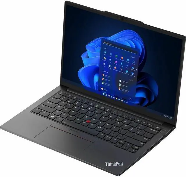 Alt view image 12 of 19 - Lenovo ThinkPad E14 Gen 5 21JR001QUS 14" Notebook - WUXGA - 1920 x 1200 - AMD Ryzen 5 7530U Hexa-core (6 Core) 2 GHz - 8 GB Total RAM - 8 GB On-board Memory - 256 GB SSD - Graphite Black