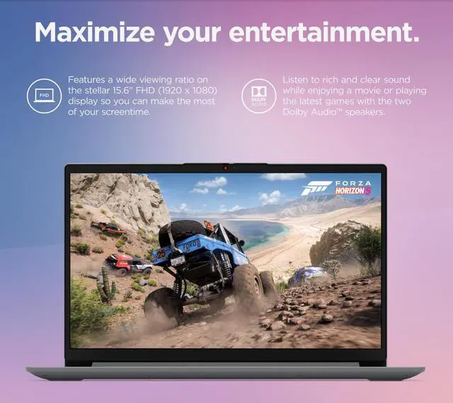 Alt view image 16 of 18 - Lenovo  IdeaPad 1 15ALC7 AMD Ryzen 5 5000 Series 5500U (2.10GHz) 8GB Memory 512 GB PCIe SSD AMD Radeon Graphics 15.6" Windows 11 Home 64-bit 82R400EMUS