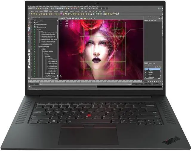Alt view image 6 of 18 - Lenovo ThinkPad P1 Gen 5 21DC006JUS 16" Mobile Workstation - WQUXGA - 3840 x 2400 - Intel Core i7 12th Gen i7-12700H Tetradeca-core (14 Core) 2.30 GHz - 32 GB Total RAM - 1 TB SSD - Black Weave