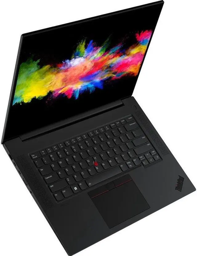 Alt view image 2 of 18 - Lenovo ThinkPad P1 Gen 5 21DC006JUS 16" Mobile Workstation - WQUXGA - 3840 x 2400 - Intel Core i7 12th Gen i7-12700H Tetradeca-core (14 Core) 2.30 GHz - 32 GB Total RAM - 1 TB SSD - Black Weave