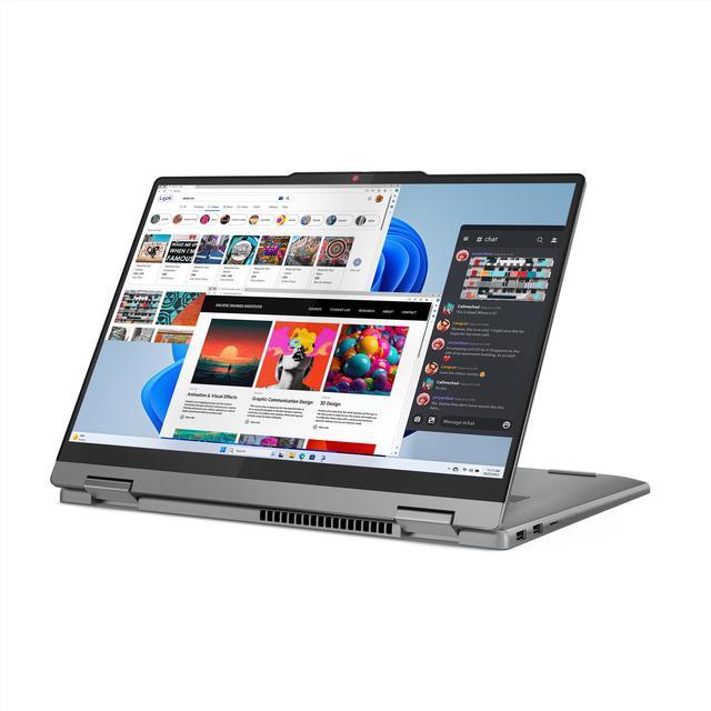 Alt view image 6 of 11 - Lenovo IdeaPad 5 2-in-1 14.0" Touchscreen Laptop Core 7 150U Intel Graphics 16GB RAM 1 TB PCIe SSD Windows 11 Home 83DT0036US