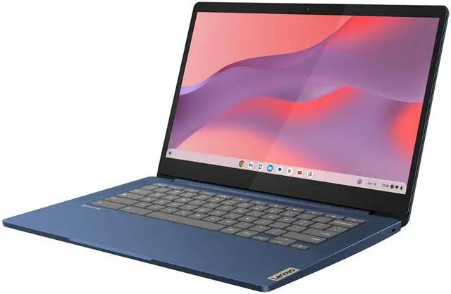 Alt view image 3 of 6 - Lenovo Slim 3 Chromebook 14" FHD MediaTek Kompanio 520 ARM Mali-G52 2EE MC2 4GB 128GB SSD Chrome OS, 82XJ003DCF