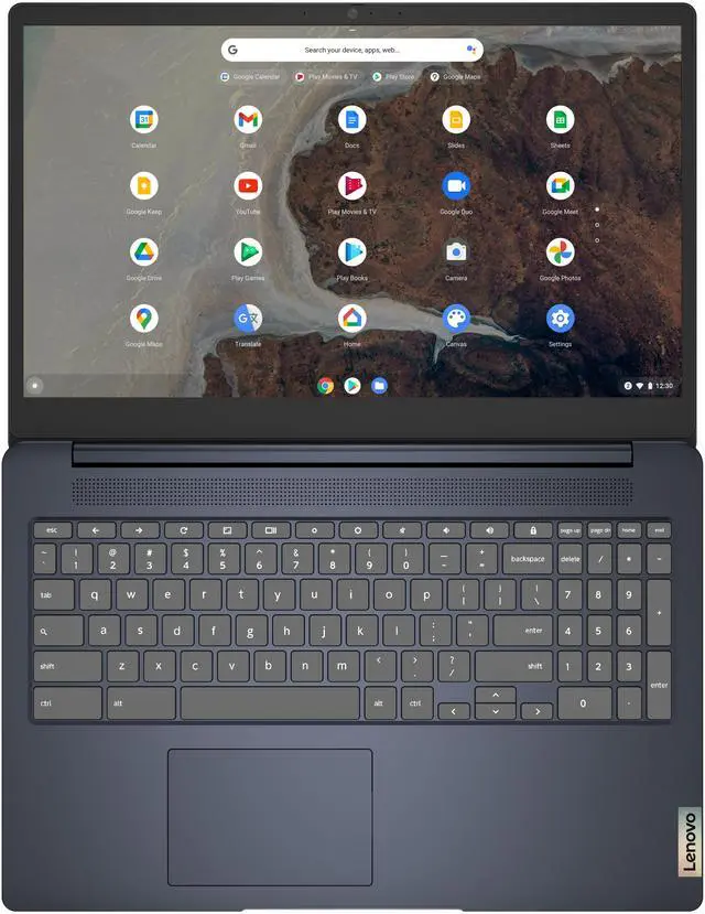 Alt view image 4 of 18 - Lenovo IdeaPad 3i Chromebook Intel Celeron N4500 8GB Memory 64 GB SSD 15.6" Non-Touch Screen Chrome OS 82N40059CF
