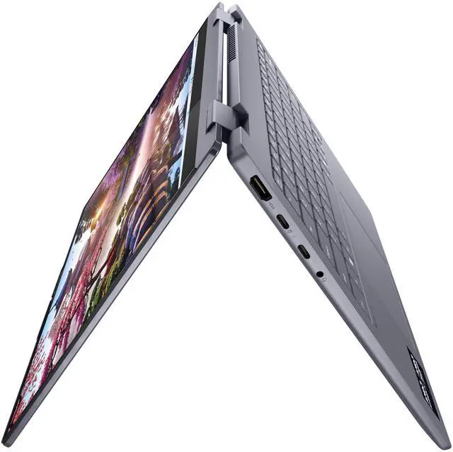 Alt view image 4 of 5 - Lenovo IdeaPad 5 AMD Ryzen AI 7 350 16GB Memory 1 TB NVMe SSD AMD Radeon 860M 14" Touchscreen 1920 x 1200 Convertible 2-in-1 Laptop Windows 11 Home 83KT001VCF