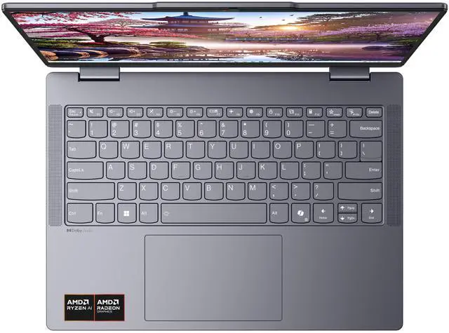 Alt view image 3 of 5 - Lenovo IdeaPad 5 AMD Ryzen AI 7 350 16GB Memory 1 TB NVMe SSD AMD Radeon 860M 14" Touchscreen 1920 x 1200 Convertible 2-in-1 Laptop Windows 11 Home 83KT001VCF