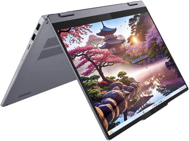 Alt view image 2 of 5 - Lenovo IdeaPad 5 AMD Ryzen AI 7 350 16GB Memory 1 TB NVMe SSD AMD Radeon 860M 14" Touchscreen 1920 x 1200 Convertible 2-in-1 Laptop Windows 11 Home 83KT001VCF