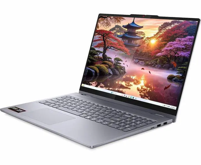 Alt view image 2 of 10 - Lenovo IdeaPad 5 AMD Ryzen AI 5 340 16GB Memory 1 TB NVMe SSD AMD Radeon 840M 16.0" Touch Screen 1920 x 1200 Convertible 2-in-1 Laptop 83KU001QUS