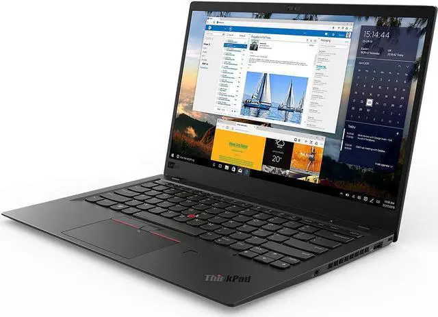 Alt view image 2 of 3 - Lenovo ThinkPad X1 Carbon Gen 6 Laptop Intel Core i5-8250U 16GB Memory 256 GB SSD 14.0" Windows 11 Pro