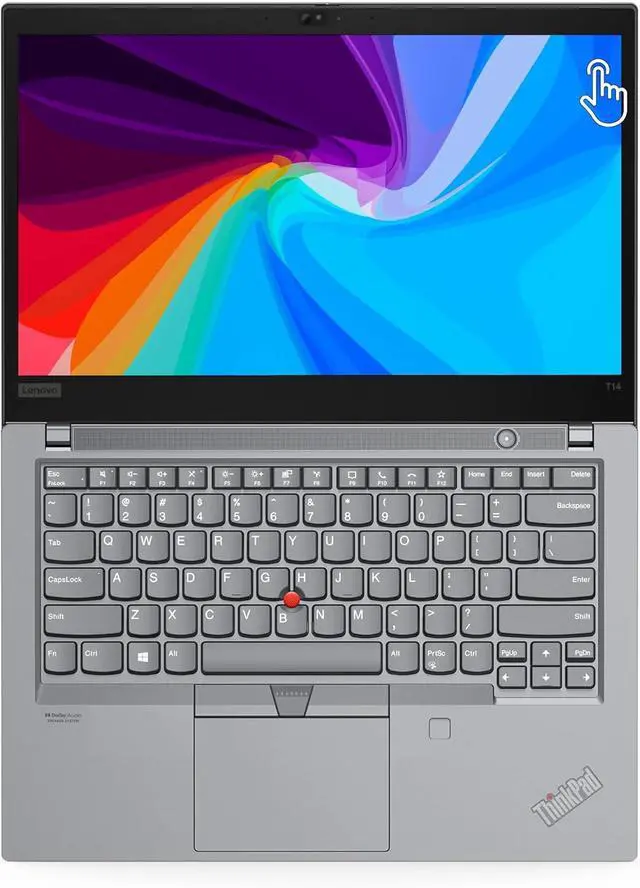 Alt view image 4 of 5 - Lenovo ThinkPad T14 Gen 2 Laptop Intel Core i5-1145G7 16GB Memory 512GB SSD Intel Iris Xe Graphics 14.0" FHD Touchscreen Windows 11 Pro