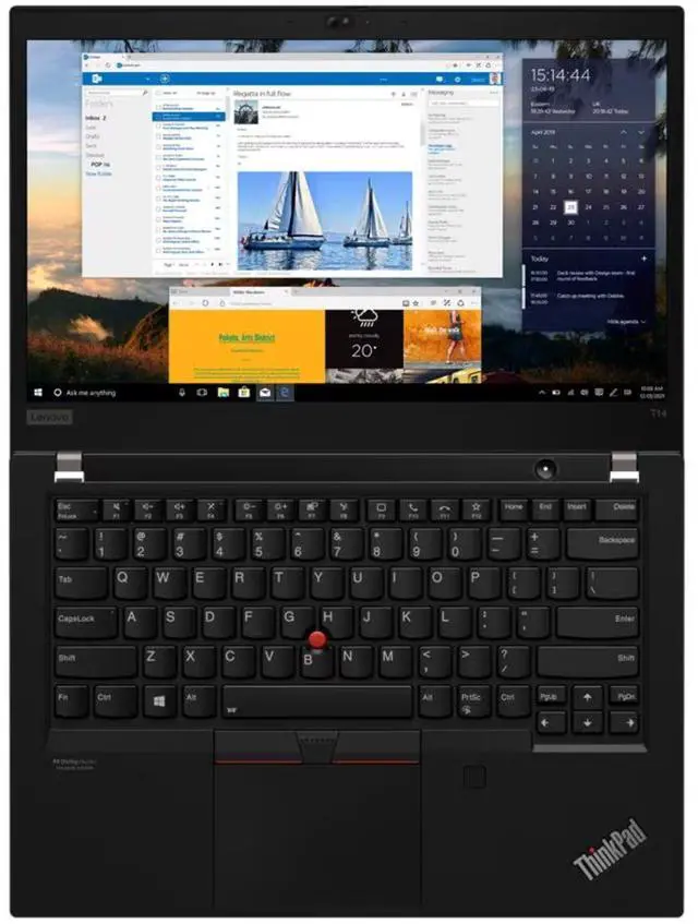 Alt view image 3 of 5 - Lenovo ThinkPad T14 Gen 2 Laptop Intel Core i5-1135G7 16GB Memory 256GB SSD 14.0" FHD Windows 11 Pro