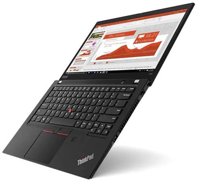 Alt view image 3 of 7 - Lenovo ThinkPad T490 Laptop Intel Core i7-8650U 16GB Memory 256GB SSD 14.0" Windows 11 Pro