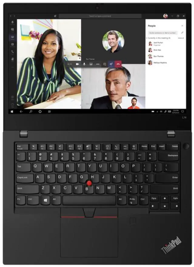 Alt view image 4 of 6 - Lenovo ThinkPad L14 Gen 2 Laptop Intel Core i7-1165G7 16GB Memory 512GB PCIe SSD 14.0" FHD Windows 11 Pro