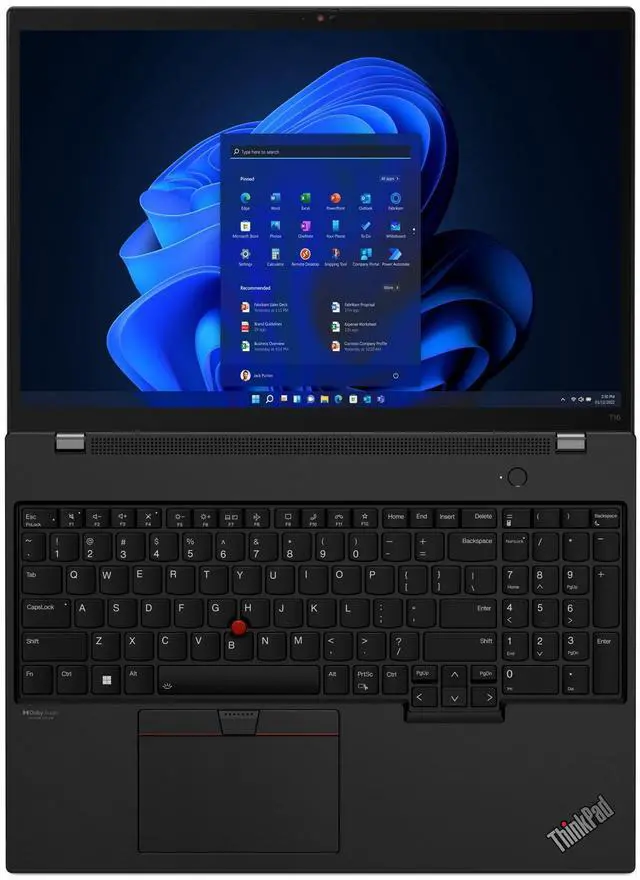 Alt view image 4 of 4 - LENOVO ThinkPad T16 Gen 1 Laptop Intel Core i5-1240P 32GB RAM 512GB SSD 16.0" WUXGA Windows 11 Pro