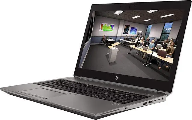 Main image of HP ZBook Grade B Business Laptop Intel Core i7-9850H 16GB Memory 512 GB SSD NVIDIA Quadro T1000 15.6" Non-Touch Screen Windows 11 Pro 64-bit 15 G6