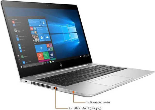 Alt view image 4 of 4 - HP EliteBook 840 G5 Laptop Intel Core i5 8th Gen 8350U (1.70GHz) 16GB Memory 256 GB SSD Intel UHD Graphics 620 14.0" Windows 10 Pro