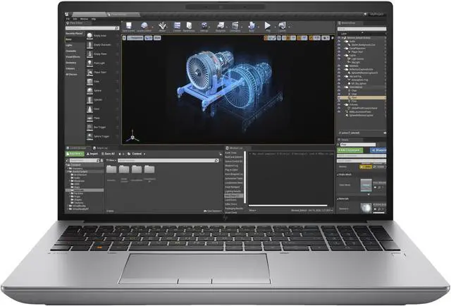 Alt view image 2 of 7 - HP ZBook Fury G10 16" Mobile Workstation - WQUXGA - 1920 x 1200 - Intel Core i9-13950HX - 24 Core - Nvidia RTX 3500 - 32 GB RAM - 1 TB SSD