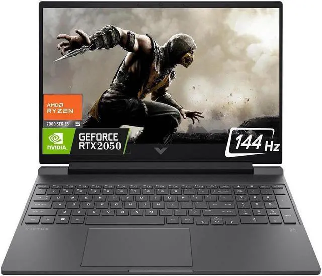 Main image of HP Victus Gaming Laptop AMD Ryzen 5 7535HS 3.30 GHz NVIDIA GeForce RTX 2050 8GB Memory 512 GB PCIe SSD  15.6" FHD Windows 11 Home 15-fb1013dx