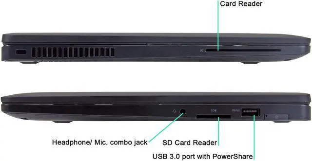 Alt view image 2 of 3 - DELL 14.0" Intel Core i5-6200U 16GB Memory 480GB SSD Windows 10 Pro E7470