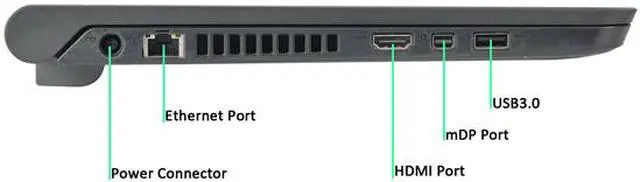 Alt view image 4 of 5 - DELL Grade A Laptop Latitude Intel Core i3-4005U 8GB Memory 128 GB SSD 13.3" Windows 10 Pro 64-bit 3340