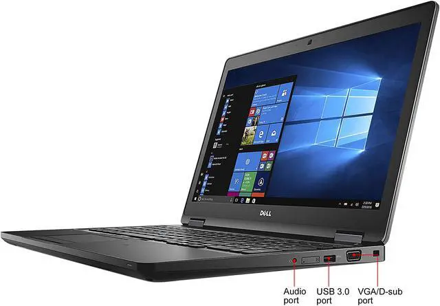 Refurbished: DELL Precision 3520 Laptop Intel Core i7 7th