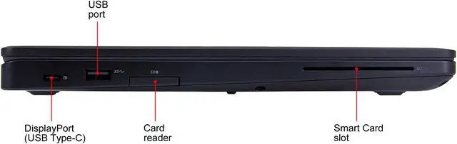 Alt view image 5 of 6 - DELL Laptop Intel Core i5-7300U 16GB Memory 1000 SSD 14.0" Non-Touch Screen Windows 10 5480