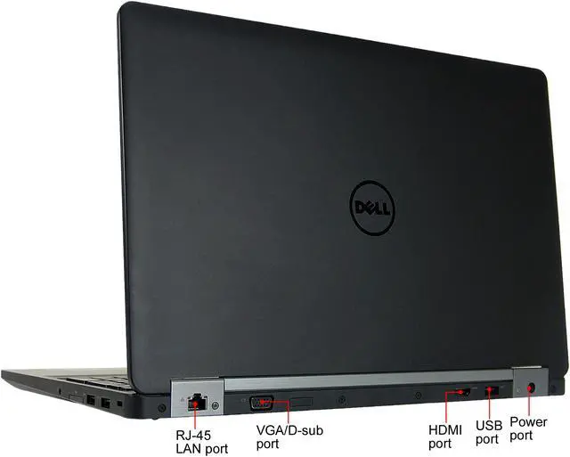 Alt view image 8 of 8 - DELL 15.6" Intel Core i7-6600U 16GB Memory 480 SSD Windows 10 E5570