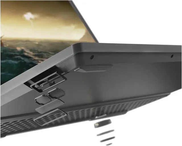 Alt view image 9 of 20 - Lenovo Legion Y740 81UG0000US 17.3" 144 Hz IPS Intel Core i7 9th Gen 9750H (2.60 GHz) NVIDIA GeForce GTX 1660 Ti 16 GB Memory 256 GB SSD 1 TB HDD Windows 10 Home 64-bit Gaming Laptop