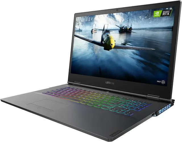 Main image of Lenovo Legion Y740 81UG0000US 17.3" 144 Hz IPS Intel Core i7 9th Gen 9750H (2.60 GHz) NVIDIA GeForce GTX 1660 Ti 16 GB Memory 256 GB SSD 1 TB HDD Windows 10 Home 64-bit Gaming Laptop