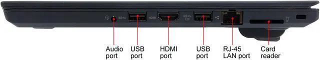 Alt view image 5 of 6 - Lenovo Laptop Intel Core i5-6300U 8GB Memory 512 GB SSD 14.0" Non-Touch Screen Windows 10 T470